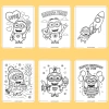 Bộ tranh tô màu Minion 50/25/10 tờ A4 A5 dày 160gsm MN966D - Giá 22.800 VND 8