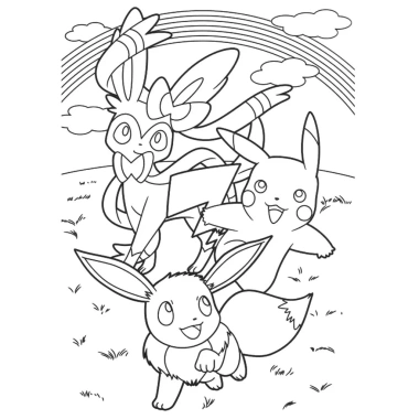 Bộ tranh tô màu Pokémon cho bé - Sáng tạo không giới hạn, chỉ 12.000₫