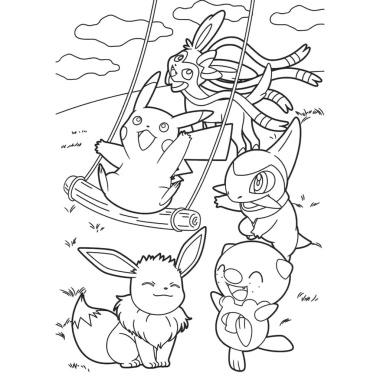 Bộ tranh tô màu Pokémon cho bé - Sáng tạo không giới hạn, chỉ 12.000₫