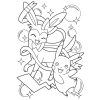 Bộ tranh tô màu Pokémon cho bé - Sáng tạo không giới hạn, chỉ 12.000₫ 10