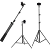 Bộ tripod 3 chân cao 2m kẹp điện thoại remote Bluetooth giá ưu đãi 144.000 VND