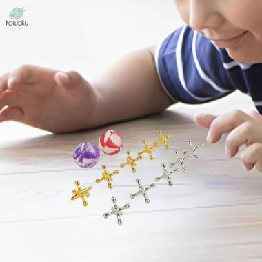 Bộ trò chơi Jacks - Đồ chơi trường học vui nhộn, giải thưởng trẻ em, 59.400 VNĐ 2 Bộ trò chơi Jacks - Đồ chơi trường học vui nhộn, giải thưởng trẻ em, 59.400 VNĐ 2