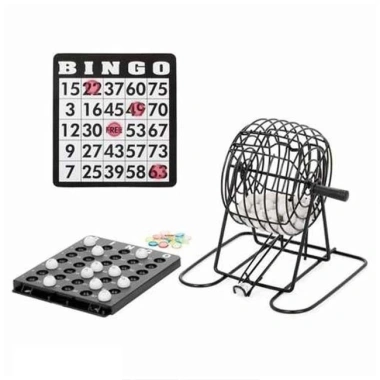 Bộ Trò Chơi Quay Số Bingo Loto Lồng Sắt - Trúng Thưởng Siêu Vui, Giảm Giá 250k