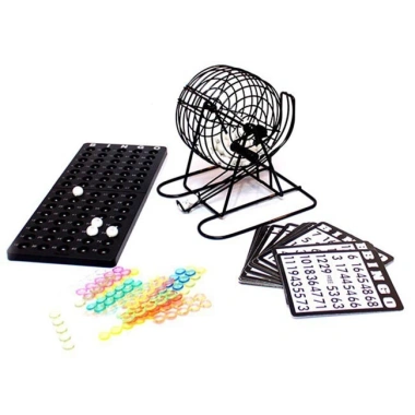 Bộ Trò Chơi Quay Số Bingo Loto Lồng Sắt - Trúng Thưởng Siêu Vui, Giảm Giá 250k 3