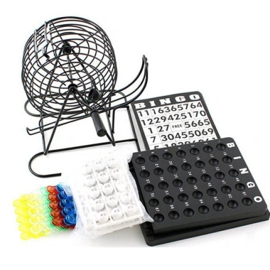 Bộ Trò Chơi Quay Số Bingo Loto Lồng Sắt - Trúng Thưởng Siêu Vui, Giảm Giá 250k 4