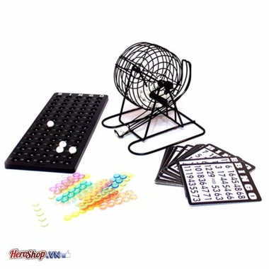 Bộ Trò Chơi Quay Số Bingo Loto Trúng Thưởng Siêu Vui Giá 270.000₫, Giảm 56.700₫