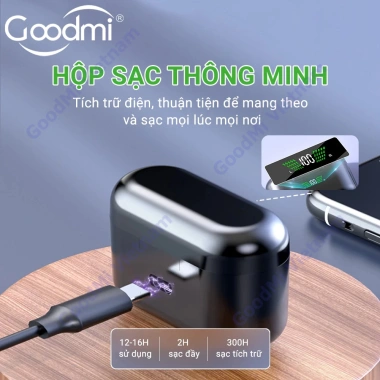 Bộ Trợ Thính Bluetooth Goodmi GM-903BT - Âm thanh trong, giảm 22% người cao tuổi