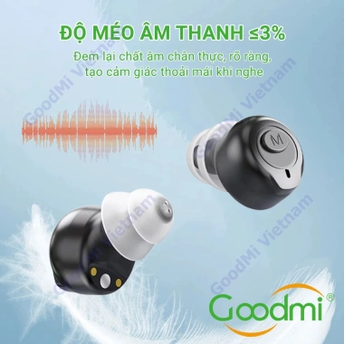Bộ Trợ Thính Bluetooth Goodmi GM-903BT - Âm thanh trong, giảm 22% người cao tuổi