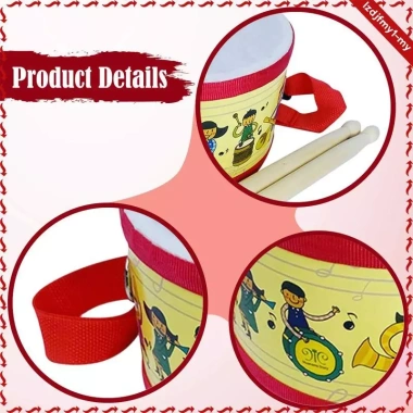 Bộ Trống Gỗ Trẻ Em Leipupa Trống Tay PVC Dụng Cụ Gõ Thực Hành Phát Triển Giác Quan & Âm Nhạc Giá 181.500₫