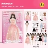 Bộ Từ Trang Phục Dán Đồ Chơi - Quần Áo Thay Đổi Búp Bê cho Bé Gái Sinh Nhật & Giáng Sinh 6