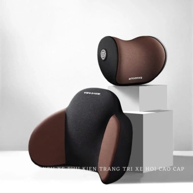 Bộ tựa đầu tựa lưng cao su non nguyên khối - gối ô tô AWESOME, giá 105.000 đồng 6