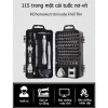 Bộ tua vít 115 trong 1 mini, độ chính xác cao đa chức năng sửa điện thoại 2 màu 3