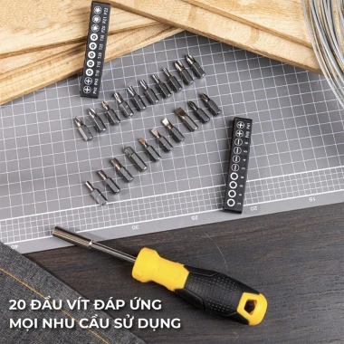Bộ Tua Vít 20 Đầu Đa Năng Thép Chống Rỉ - Sửa Vật Dụng, Đồng Hồ, Điện Thoại - Giá Ưu Đãi 100.600 VND 2