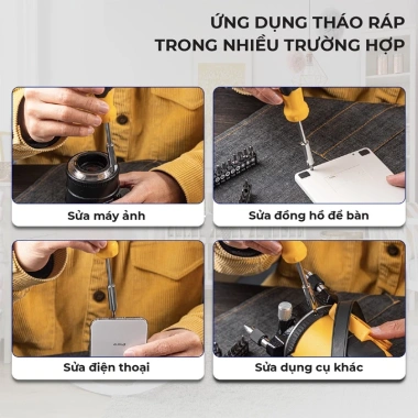 Bộ Tua Vít 20 Đầu Đa Năng Thép Chống Rỉ - Sửa Vật Dụng, Đồng Hồ, Điện Thoại - Giá Ưu Đãi 100.600 VND 3