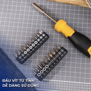 Bộ Tua Vít 20 Đầu Đa Năng Thép Chống Rỉ - Sửa Vật Dụng, Đồng Hồ, Điện Thoại - Giá Ưu Đãi 100.600 VND 6