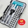 Bộ tua vít đa năng Total 31-55 chi tiết thép CRV, cầm tay đảo chiều, 128.700₫ 3