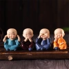 Bộ Tượng 4 Chú Tiểu Tứ Đại Giai Không Decor Bàn Làm Việc Phòng Khách Giá 8.500 VND 8