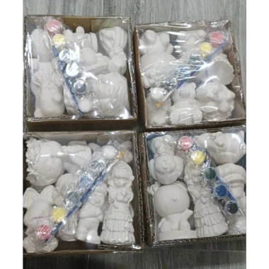 Bộ tượng tô màu 20x20x6 cm - Nhiều mẫu, giảm giá 48.000 VND, sáng tạo cho trẻ