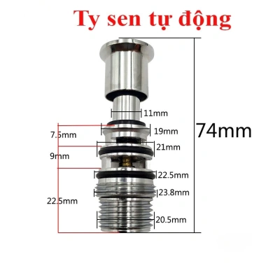 Bộ ty sen tự động T74 cao cấp - Sen tắm sang trọng, giảm giá 22% chỉ 230.000₫