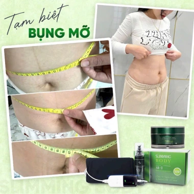 Bộ ủ nóng đai điện SB II + Kem Slimming Day Collagen - Đốt mỡ, da săn chắc, giảm cân hiệu quả