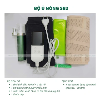 Bộ ủ nóng Thải Mỡ SB2 Cải Tiến - Giảm Vòng Eo, Đùi, Bắp Tay, Giá chỉ 450.000đ 6 Bộ ủ nóng Thải Mỡ SB2 Cải Tiến - Giảm Vòng Eo, Đùi, Bắp Tay, Giá chỉ 450.000đ 6