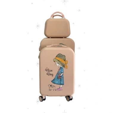 Bộ Vali Cô Gái Nice Day Maruko - Dễ Thương, Chắc Chắn, Phù Hợp Bay, Giá Sale 195k 10 Bộ Vali Cô Gái Nice Day Maruko - Dễ Thương, Chắc Chắn, Phù Hợp Bay, Giá Sale 195k 10