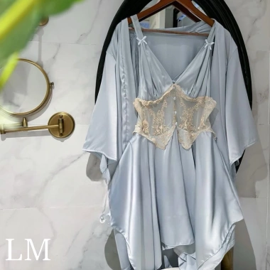 Bộ Váy Choàng Ngủ Pijama Lụa Hàng Châu Loại 1 Siêu Mềm Giá Ưu Đãi 427.500₫