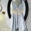 Bộ Váy Choàng Ngủ Pijama Lụa Hàng Châu Loại 1 Siêu Mềm Giá Ưu Đãi 427.500₫ 3