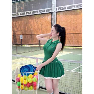 Bộ váy thể thao nữ Pickleball - Đẹp, phù hợp chơi golf, tennis, cầu lông - Giá 307.000₫ 3 Bộ váy thể thao nữ Pickleball - Đẹp, phù hợp chơi golf, tennis, cầu lông - Giá 307.000₫ 3