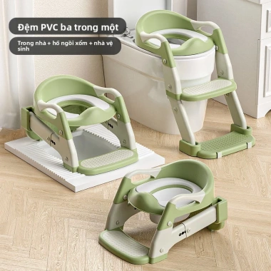 Bô vệ sinh 3 trong 1 cho bé: Điều chỉnh chiều cao, bô bước an toàn, giá 250k 3