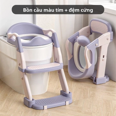 Bô vệ sinh 3 trong 1 cho bé: Điều chỉnh chiều cao, bô bước an toàn, giá 250k 11