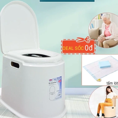 Bô vệ sinh cho người già, bà bầu, trẻ em – Bồn cầu di động chính hãng, 70.000đ 8