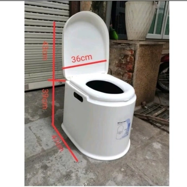 Bô vệ sinh di động đa năng cho người già, người ốm - Bồn cầu di động 135.000 VND 4