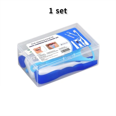 Bộ vệ sinh răng miệng du lịch 6 món - kem đánh răng, bàn chải, giá 56.430₫ 7