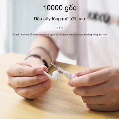 Bộ vệ sinh tai nghe, bàn phím đa năng - Nhựa ABS cao cấp, nhỏ gọn, dùng cho máy tính, máy ảnh, AirPods - Giá 25.800₫ 3