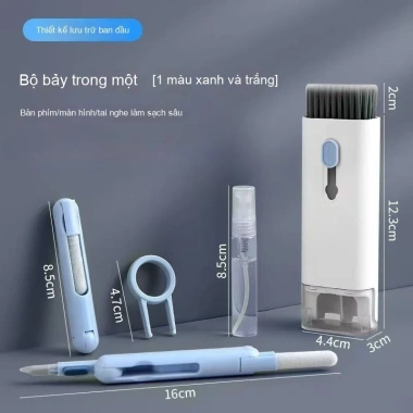 Bộ vệ sinh tai nghe, bàn phím đa năng - Nhựa ABS cao cấp, nhỏ gọn, dùng cho máy tính, máy ảnh, AirPods - Giá 25.800₫ 10