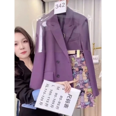 Bộ vest 2 món thời trang Tây nữ áo khoác in họtiết + váy hot YT9U - phong cách khí chất, giảm giá 336.960₫