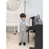 Bộ vest bé trai 4 chi tiết Gile công tử size 8-25kg, tết sinh nhật, giá 255k 8