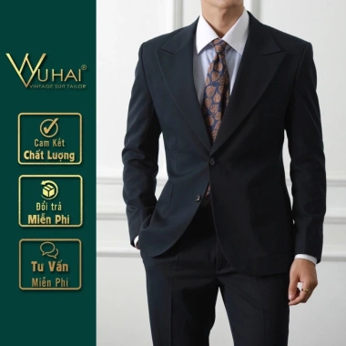 Bộ Vest Comle Nam cao cấp 2 cúc túi hộp trẻ trung, lịch lãm, quý ông - Giá ưu đãi 950k tại VuHai