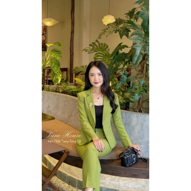 Bộ Vest Công Sở Vani House TJ50 - Áo Vest Ốn Đứng + Quần Dài Giá Ưu Đãi 615k 4