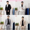 Bộ vest Hàn Quốc 1 áo + 1 quần, chất vải tuyết mưa tây, sang trọng, trẻ trung, tặng bong lúa, cavat, 2 quần sịp - Giá chỉ 721.270₫ 4
