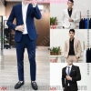Bộ vest Hàn Quốc 1 áo + 1 quần, chất vải tuyết mưa tây, sang trọng, trẻ trung, tặng bong lúa, cavat, 2 quần sịp - Giá chỉ 721.270₫ 5