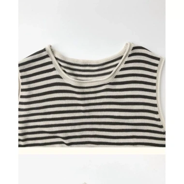 Bộ vest lụa mỏng cho bé trai, bé gái, áo + quần short sọc 5 điểm, sành điệu mùa hè 9 Bộ vest lụa mỏng cho bé trai, bé gái, áo + quần short sọc 5 điểm, sành điệu mùa hè 9