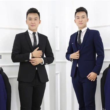 Bộ vest nam công sở lịch lãm trẻ trung, sang trọng, không nhăn không xù – Giá 549.000₫