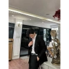 Bộ vest nam đen ve bóng 4 khuy – Áo blazer + Quần tăng chỉnh cạp, còn 825.000₫ 6
