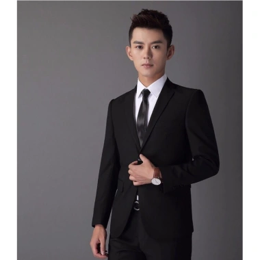 Bộ vest nam Hàn Quốc dáng ôm body: áo vest, quần, cà vạt, giảm còn 1.099.000₫ 2