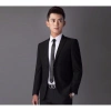 Bộ vest nam Hàn Quốc dáng ôm body: áo vest, quần, cà vạt, giảm còn 1.099.000₫ 3