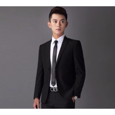 Bộ vest nam Hàn Quốc dáng ôm body: áo vest, quần, cà vạt, giảm còn 1.099.000₫ 3