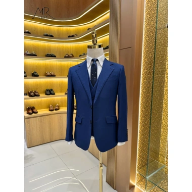 Bộ Vest nam thiết kế xanh navy MRV414 - Sang trọng, giảm giá 23%, chỉ 431.750₫