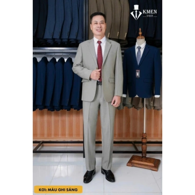 Bộ vest nam trung niên cao cấp - Thiết kế lịch lãm, chất liệu cao cấp, chỉ 840.000₫ 9